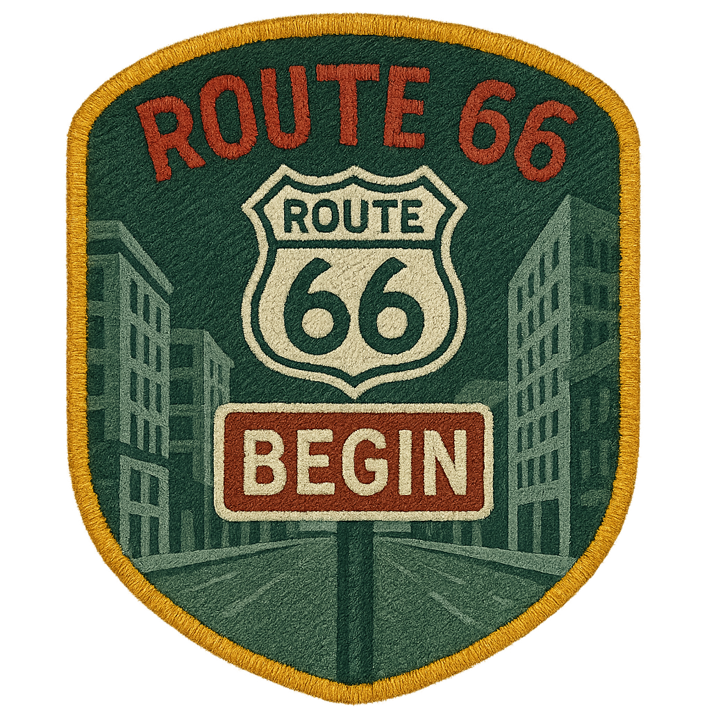 Route 66 Begin Sign