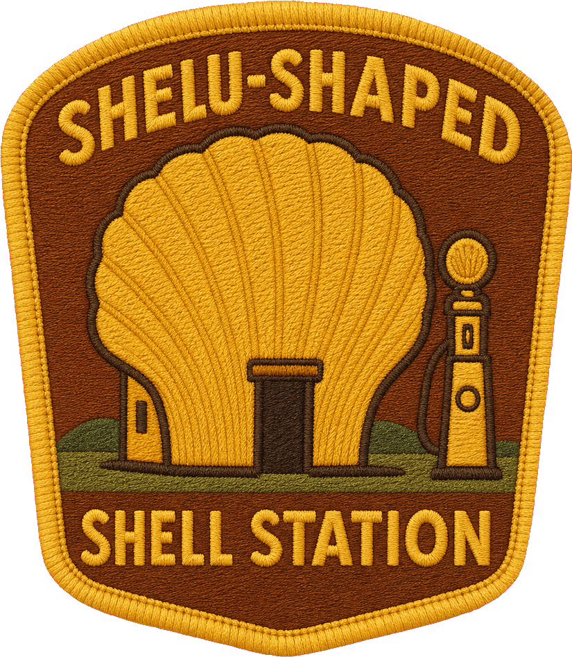 Shell-shaped Shell Station